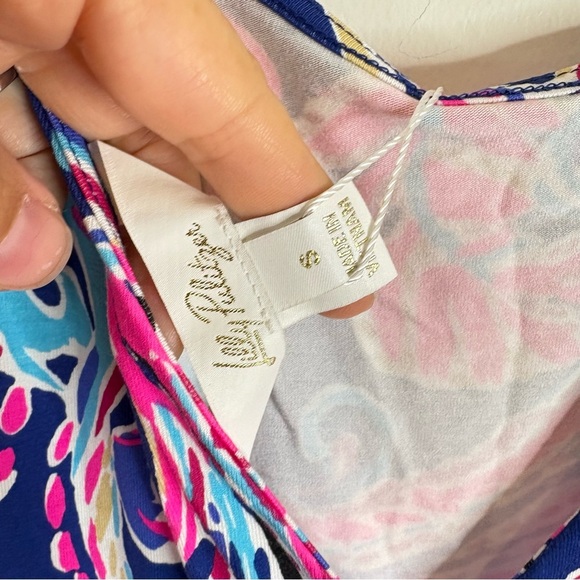 Lilly Pulitzer Perigi Boat Neck Romper Paisley Print Dress Small - Picture 6 of 14